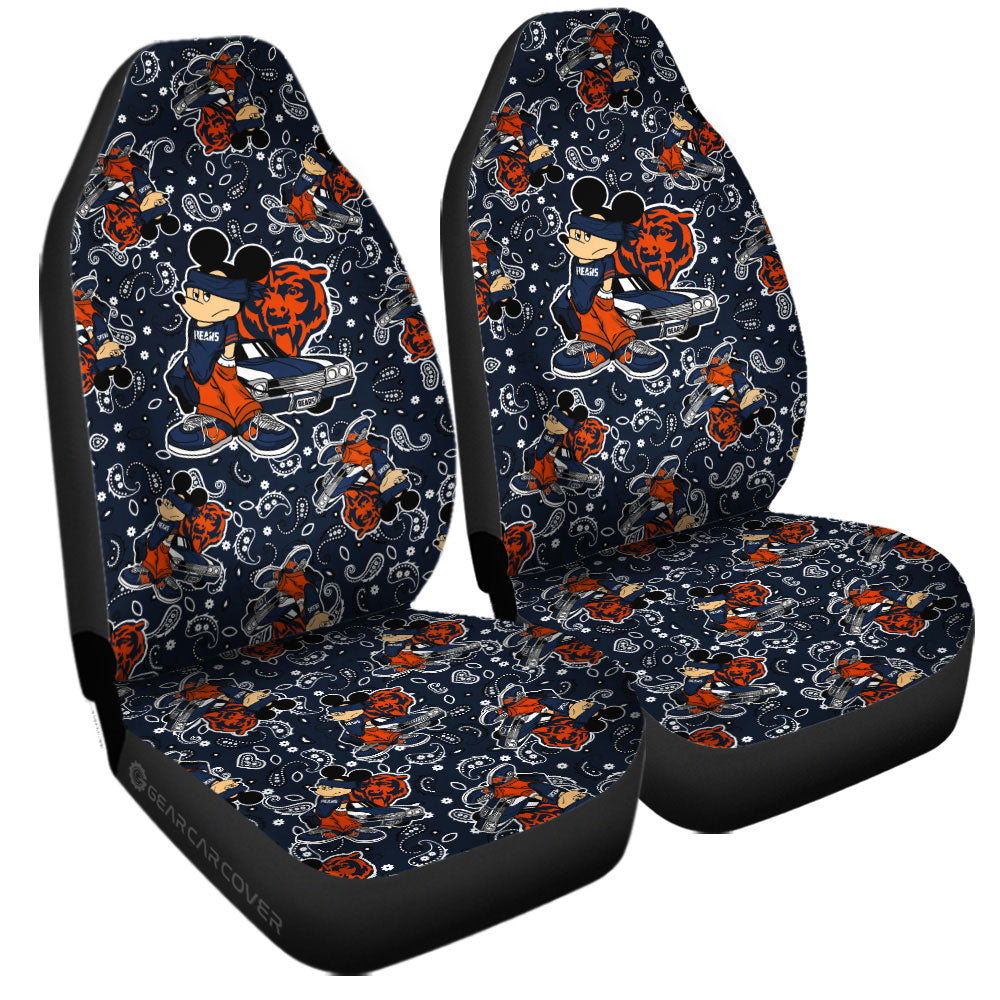 Chicago Bears Car Seat Covers Cartoon Theme Collection - Gearcarcover - 3