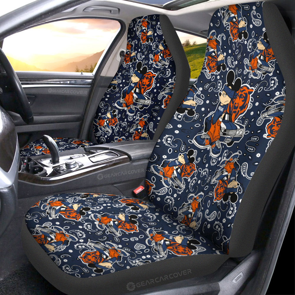 Chicago Bears Car Seat Covers Cartoon Theme Collection - Gearcarcover - 1