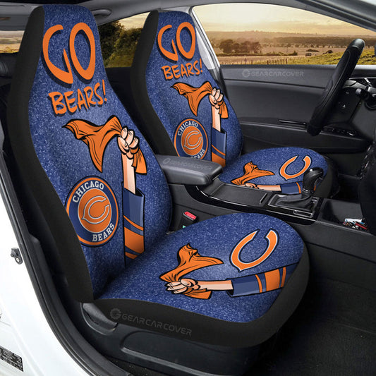 Chicago Bears Car Seat Covers Custom Car Accessories - Gearcarcover - 2