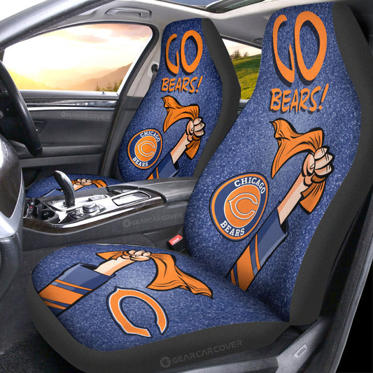 Chicago Bears Car Seat Covers Custom Car Accessories - Gearcarcover - 1