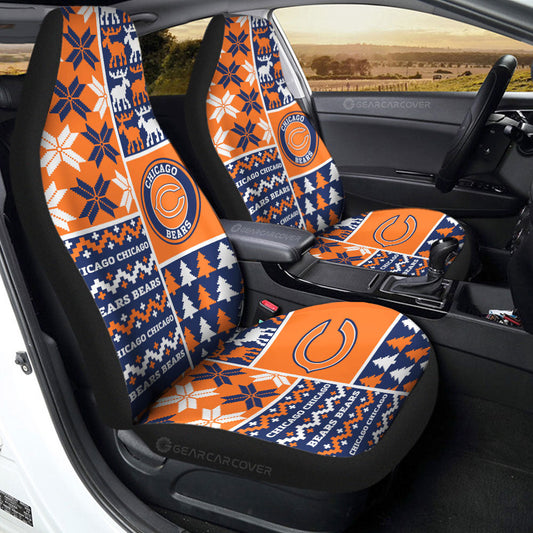 Chicago Bears Car Seat Covers Custom Ugly Style Car Accessories - Gearcarcover - 2