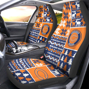 Chicago Bears Car Seat Covers Custom Ugly Style Car Accessories - Gearcarcover - 1