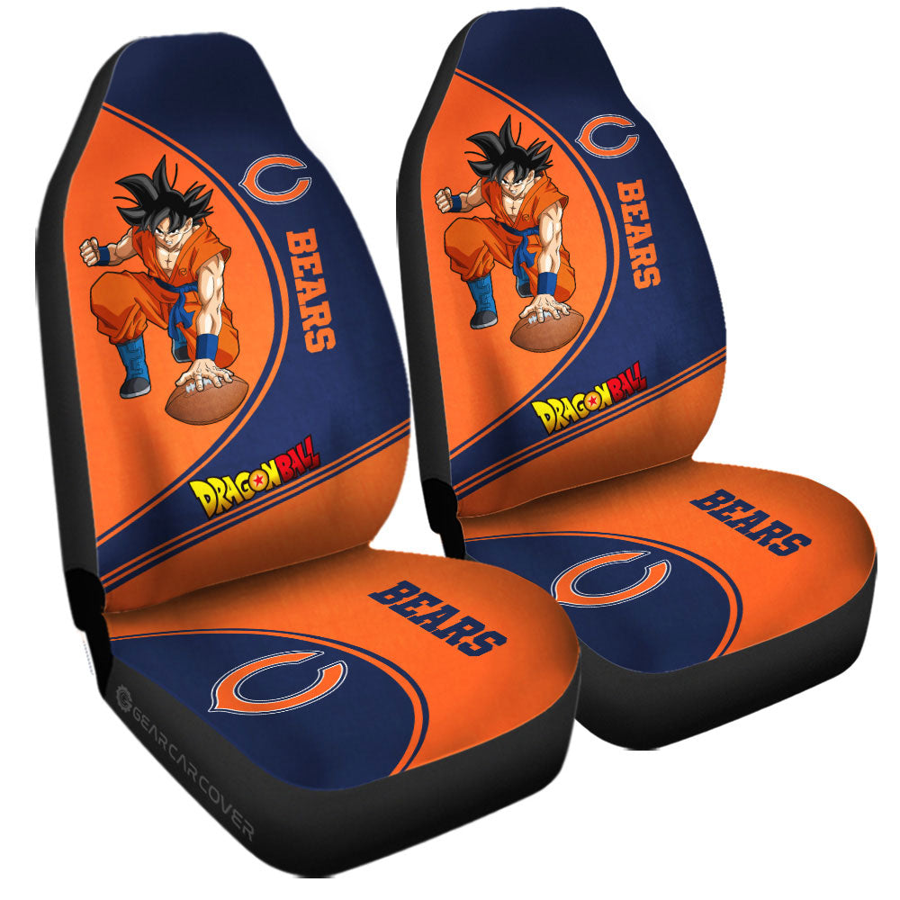 Chicago Bears Car Seat Covers Goku Car Accessories For Fans - Gearcarcover - 3