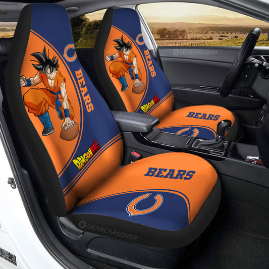 Chicago Bears Car Seat Covers Goku Car Accessories For Fans - Gearcarcover - 2