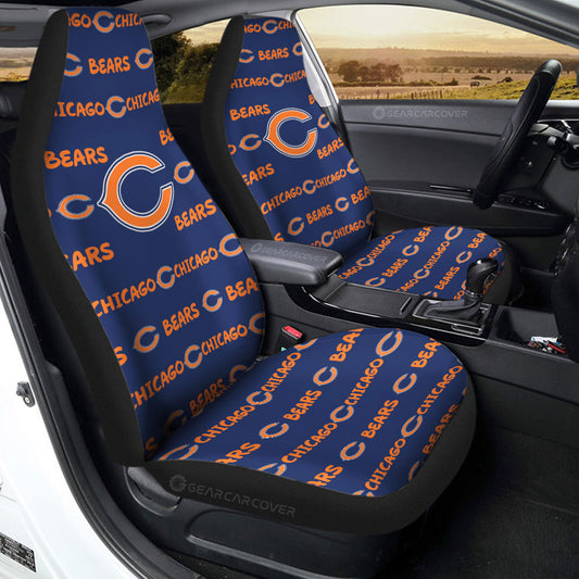 Chicago Bears Car Seat Covers Sporty Team Collection - Gearcarcover - 1