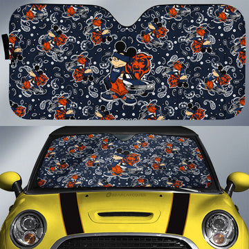 Chicago Bears Car Sunshade Cartoon Theme Collection - Gearcarcover - 1