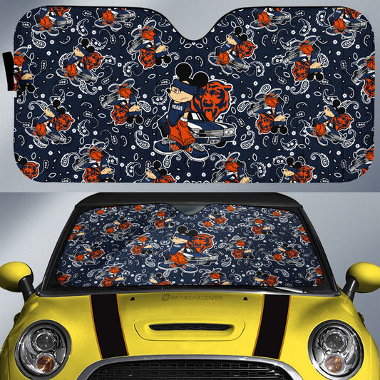 Chicago Bears Car Sunshade Cartoon Theme Collection - Gearcarcover - 1