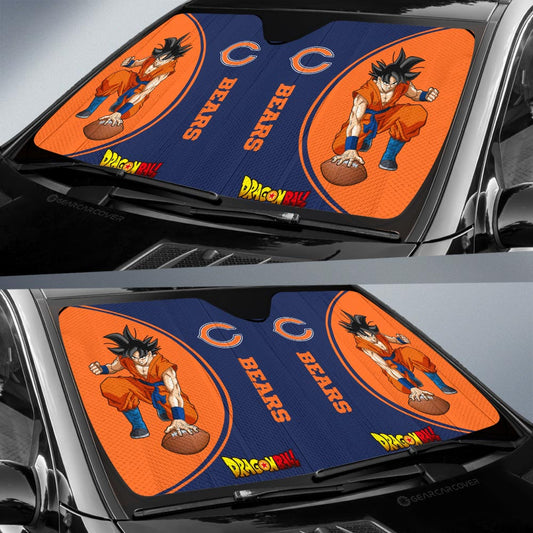 Chicago Bears Car Sunshade Custom Car Accessories For Fans - Gearcarcover - 2