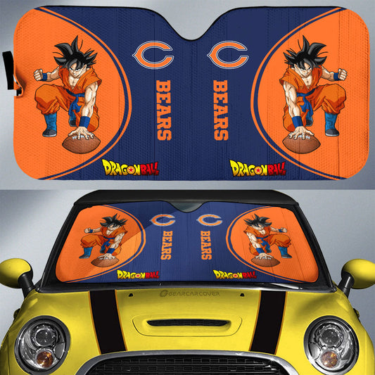 Chicago Bears Car Sunshade Custom Car Accessories For Fans - Gearcarcover - 1