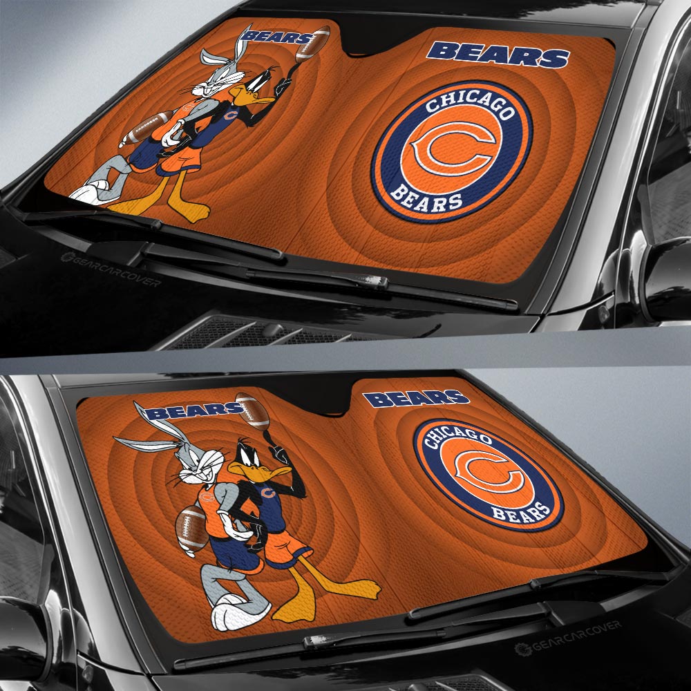 Chicago Bears Car Sunshade Custom Car Accessories - Gearcarcover - 2