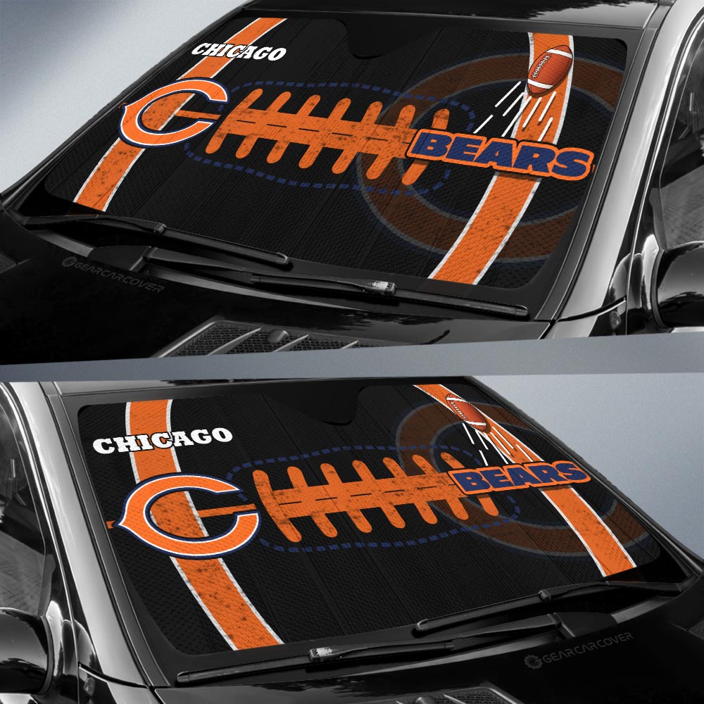 Chicago Bears Car Sunshade Custom Car Accessories - Gearcarcover - 2