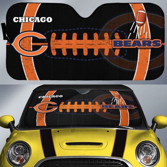 Chicago Bears Car Sunshade Custom Car Accessories - Gearcarcover - 1