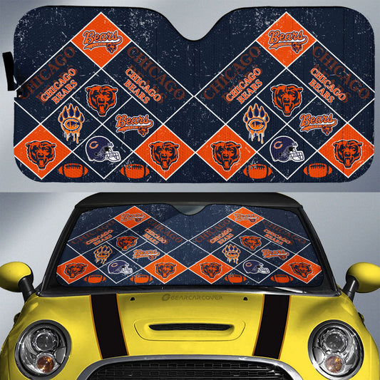 Chicago Bears Car Sunshade Sporty Team Collection - Gearcarcover - 2