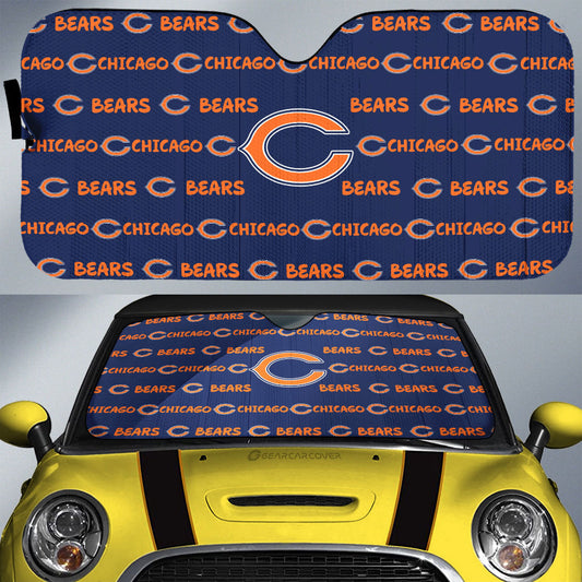Chicago Bears Car Sunshade Sporty Team Collection - Gearcarcover - 1