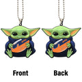 Chicago Bears Ornament Baby Yoda Car Accessories - Gearcarcover - 4