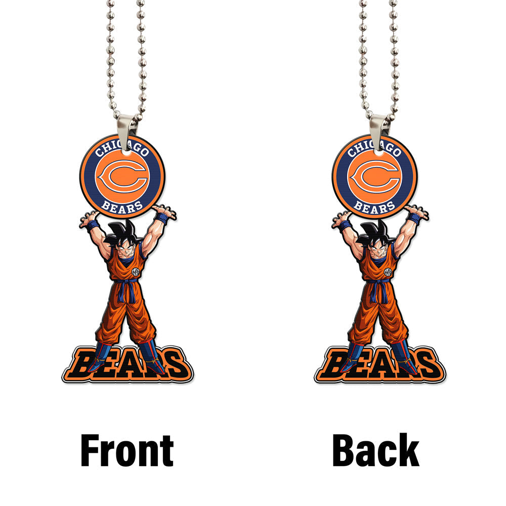 Chicago Bears Ornament Goku Car Accessories - Gearcarcover - 4