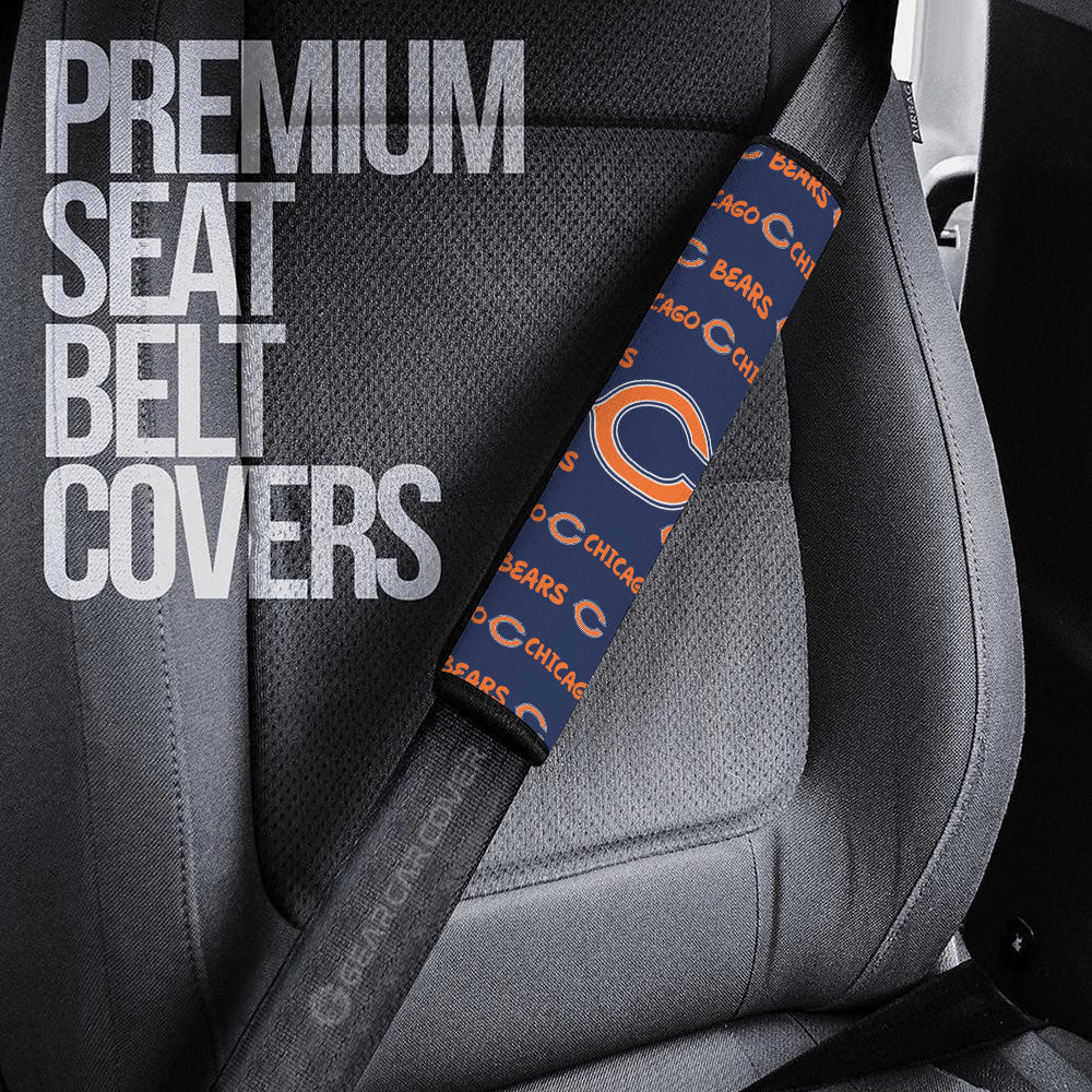 Chicago Bears Seat Belt Covers Sporty Team Collection - Gearcarcover - 3