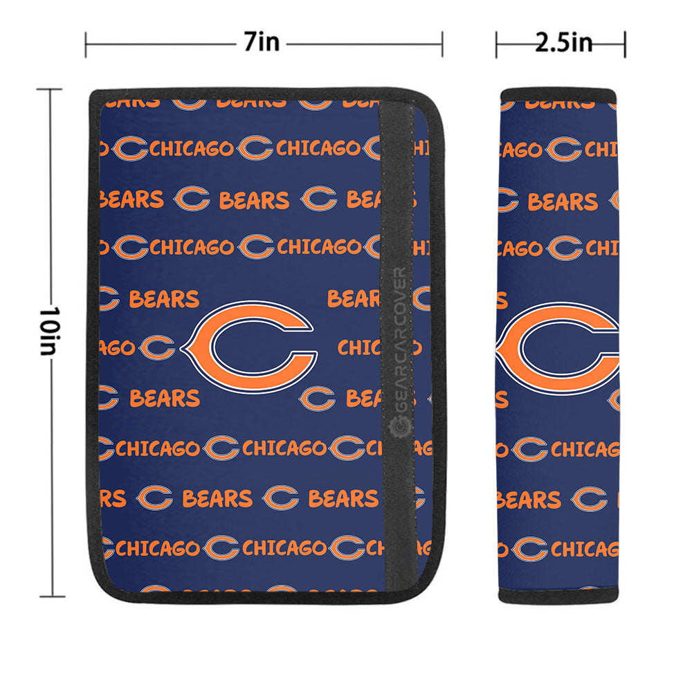 Chicago Bears Seat Belt Covers Sporty Team Collection - Gearcarcover - 1