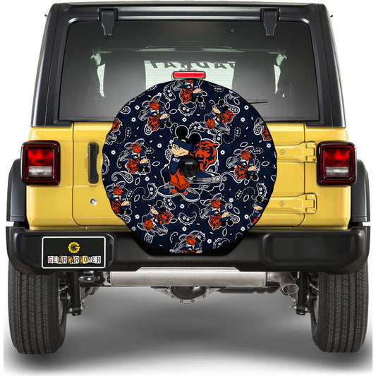 Chicago Bears Spare Tire Covers Camera Hole Cartoon Theme Collection - Gearcarcover - 1