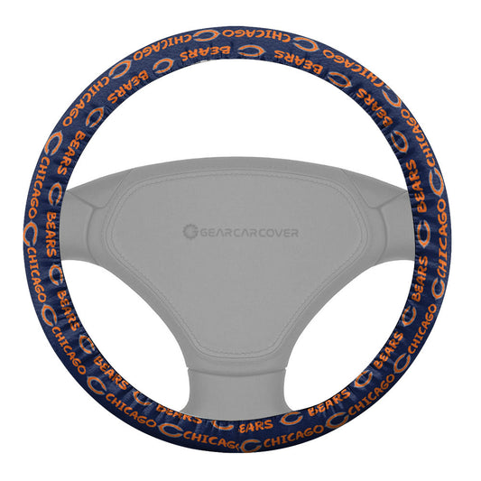 Chicago Bears Steering Wheel Cover Sporty Team Collection - Gearcarcover - 2