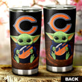 Chicago Bears Tumbler Cup Custom Car Accessories For Fan - Gearcarcover - 2