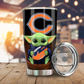Chicago Bears Tumbler Cup Custom Car Accessories For Fan - Gearcarcover - 1