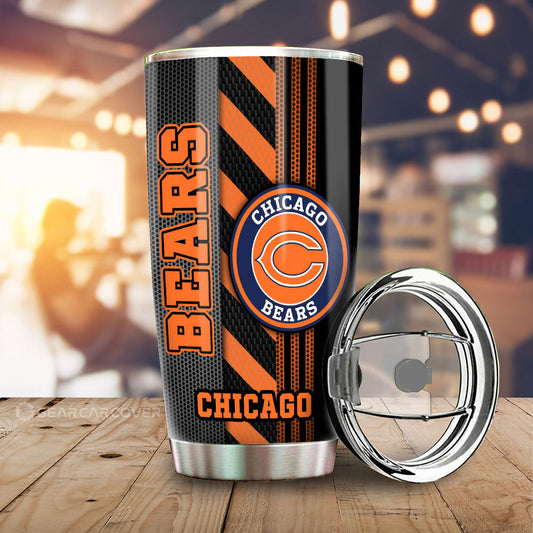 Chicago Bears Tumbler Cup Custom Car Accessories - Gearcarcover - 2