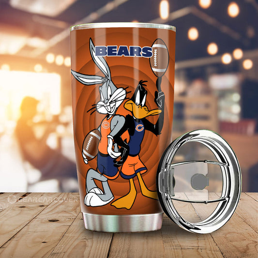 Chicago Bears Tumbler Cup Custom Car Accessories - Gearcarcover - 2