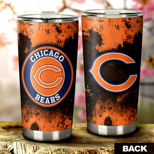 Chicago Bears Tumbler Cup Custom Car Accessories - Gearcarcover - 1