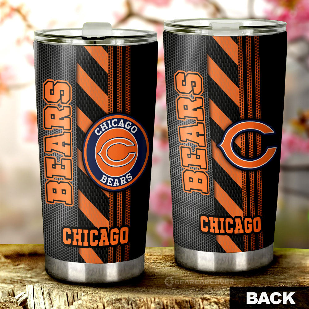 Chicago Bears Tumbler Cup Custom Car Accessories - Gearcarcover - 1