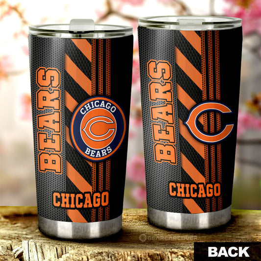 Chicago Bears Tumbler Cup Custom Car Accessories - Gearcarcover - 1