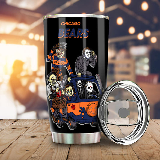 Chicago Bears Tumbler Cup Custom Car Accessories - Gearcarcover - 1