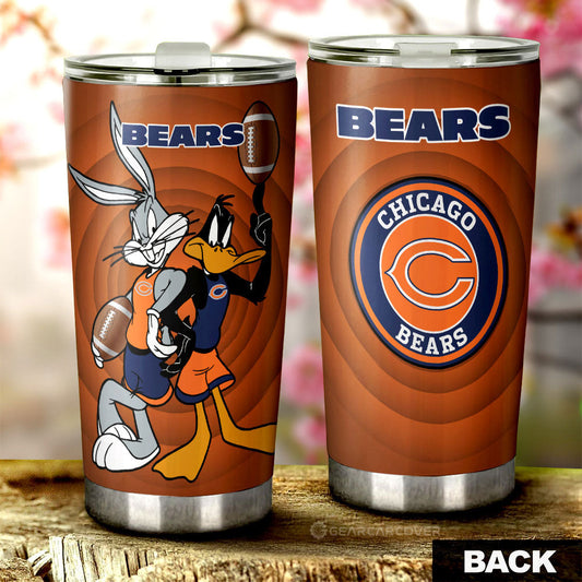 Chicago Bears Tumbler Cup Custom Car Accessories - Gearcarcover - 1