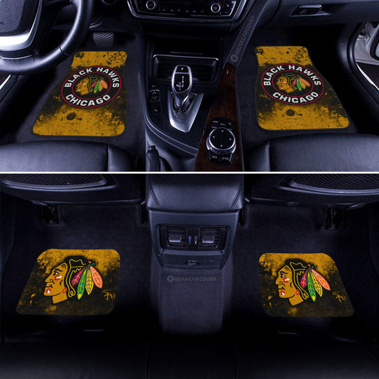 Chicago Blackhawks Car Floor Mats Custom Car Accessories - Gearcarcover - 2