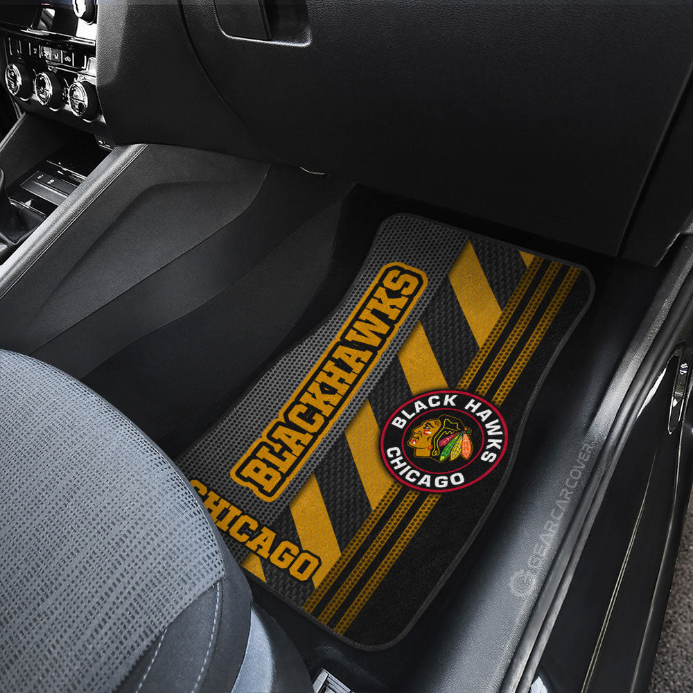 Chicago Blackhawks Car Floor Mats Custom Car Accessories - Gearcarcover - 3