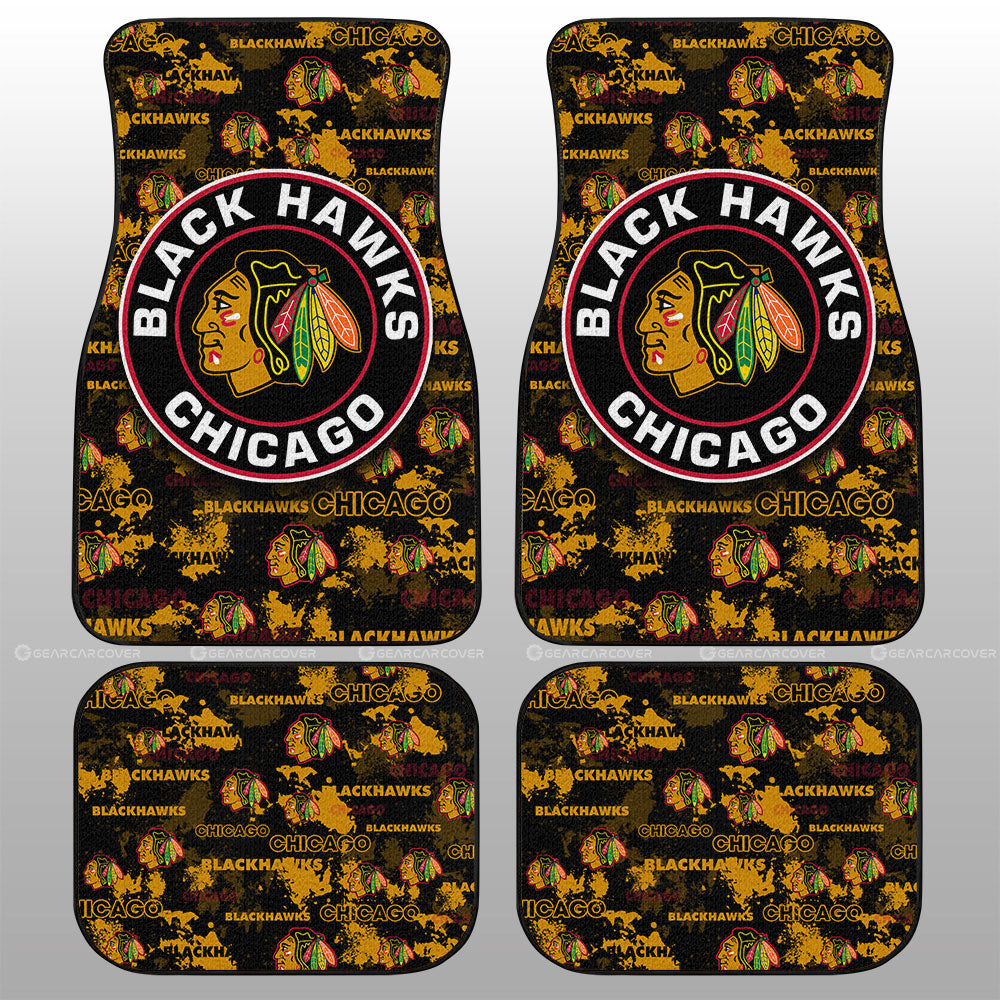 Chicago Blackhawks Car Floor Mats Custom Car Accessories - Gearcarcover - 1