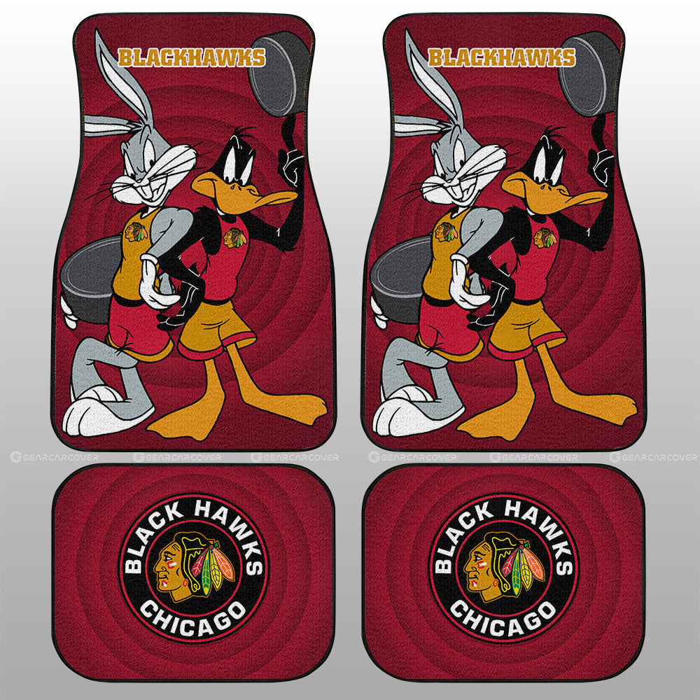 Chicago Blackhawks Car Floor Mats Custom Car Accessories - Gearcarcover - 1