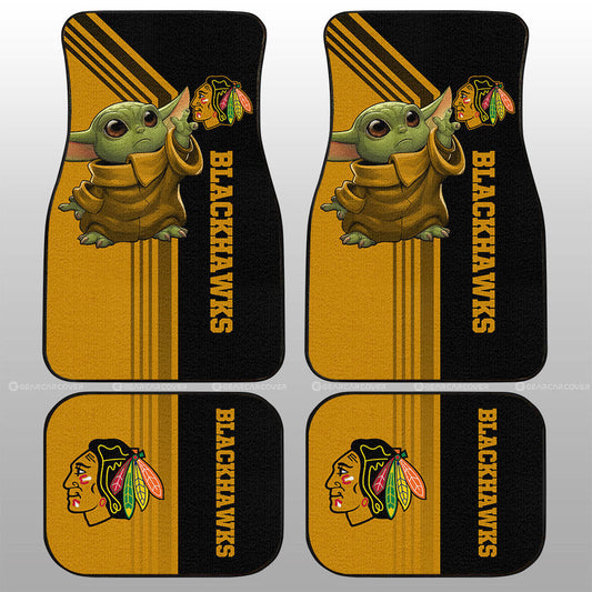 Chicago Blackhawks Car Floor Mats Custom Car Accessories - Gearcarcover - 1