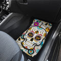 Chicago Blackhawks Car Floor Mats Custom Sugar Skull Car Accessories - Gearcarcover - 3