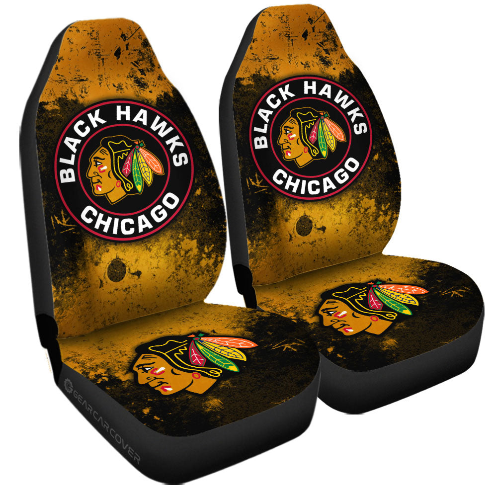 Chicago Blackhawks Car Seat Covers Custom Car Accessories - Gearcarcover - 3