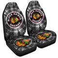 Chicago Blackhawks Car Seat Covers Custom Tie Dye Car Accessories - Gearcarcover - 3