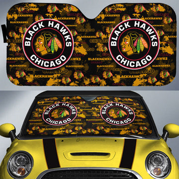 Chicago Blackhawks Car Sunshade Custom Car Accessories - Gearcarcover - 1