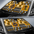 Chicago Blackhawks Car Sunshade Custom Ugly Style Car Accessories - Gearcarcover - 2