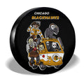 Chicago Blackhawks Spare Tire Covers Horror Characters Car Accessories - Gearcarcover - 3