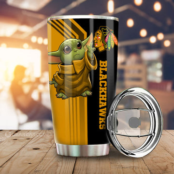 Chicago Blackhawks Tumbler Cup Custom Car Accessories - Gearcarcover - 1