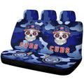 Chicago Cubs Car Back Seat Covers Skull Theme Collection - Gearcarcover - 1