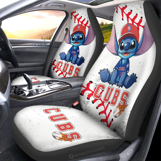 Chicago Cubs Car Seat Covers Stitch Theme Collection - Gearcarcover - 1