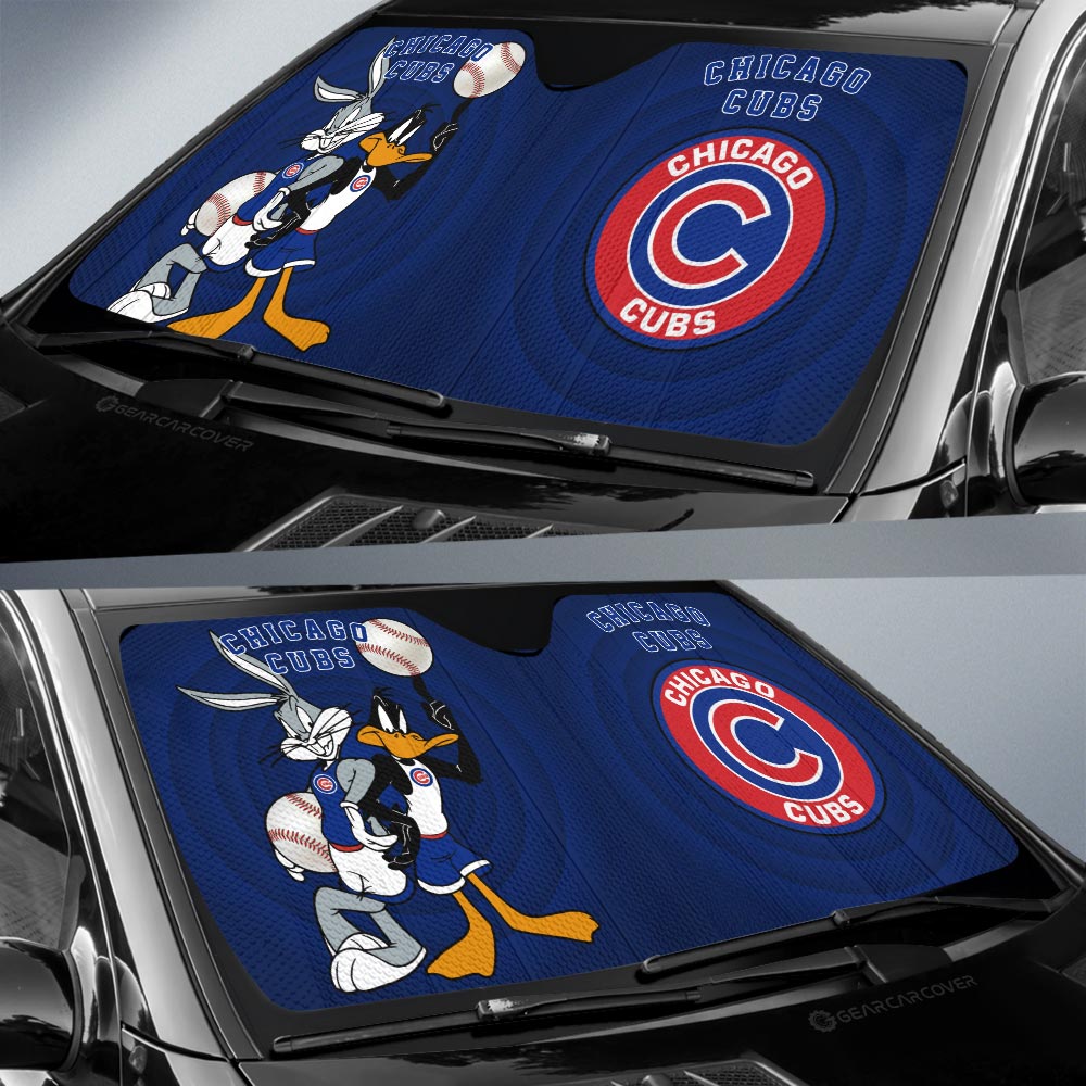 Chicago Cubs Car Sunshade Custom Car Accessories - Gearcarcover - 2