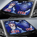 Chicago Cubs Car Sunshade Skull Theme Collection - Gearcarcover - 2