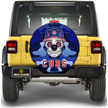 Chicago Cubs Spare Tire Covers Camera Hole Skull Theme Collection - Gearcarcover - 1